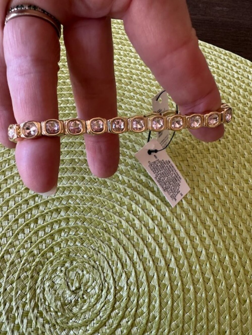 Chico's Crystal Stretch Bracelet - New - Picture 5 of 5
